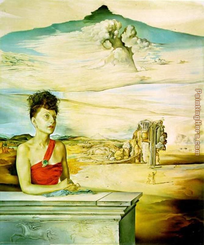 Portrait of Mrs. Jack Warner painting - Salvador Dali Portrait of Mrs. Jack Warner art painting